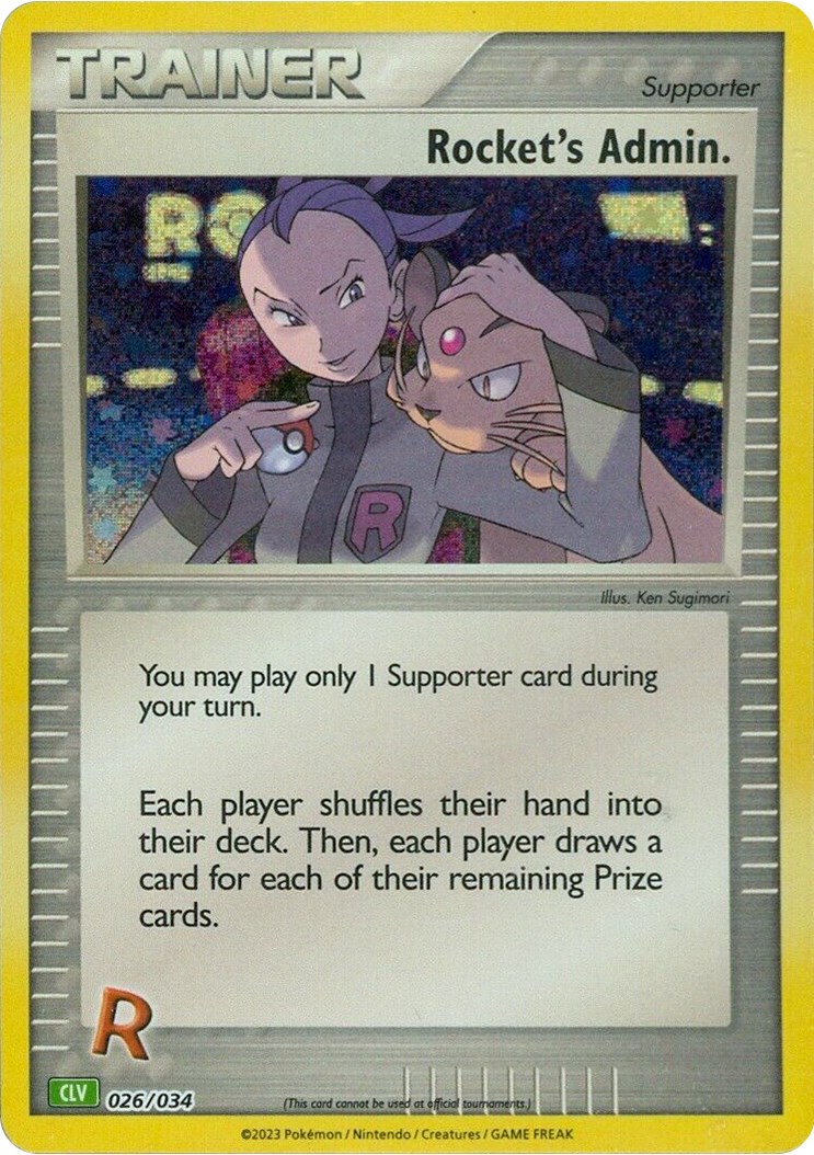 Rocket's Admin. (CLV) card artwork