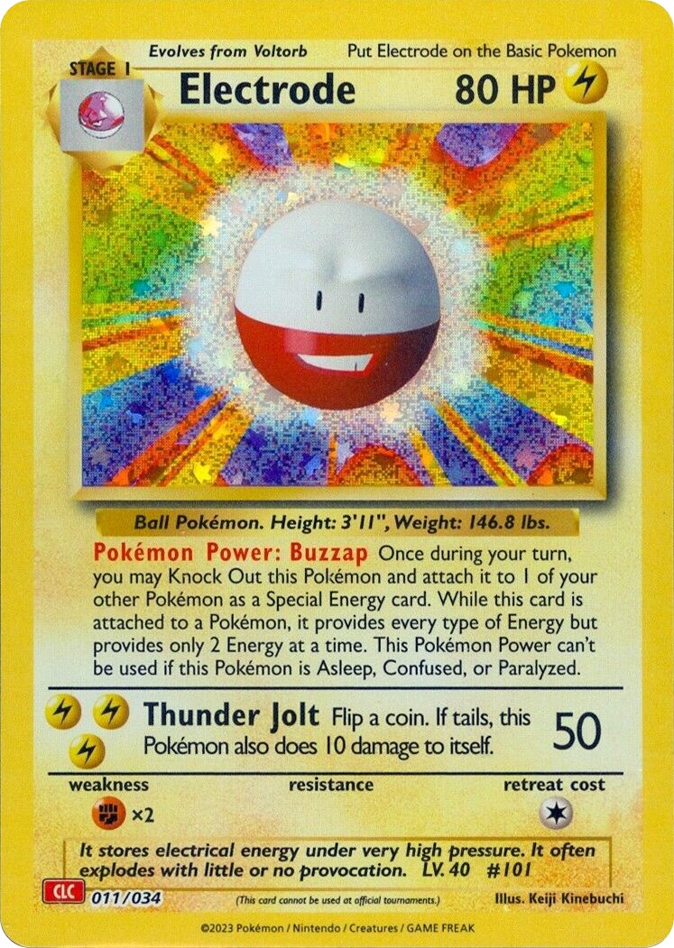 electrode card