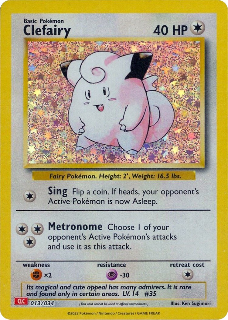 Clefairy card artwork