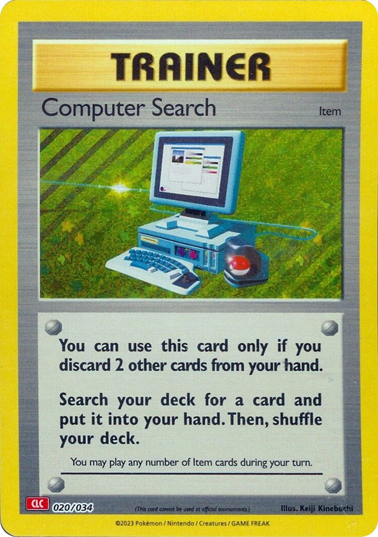 Computer Search (CLC) card artwork