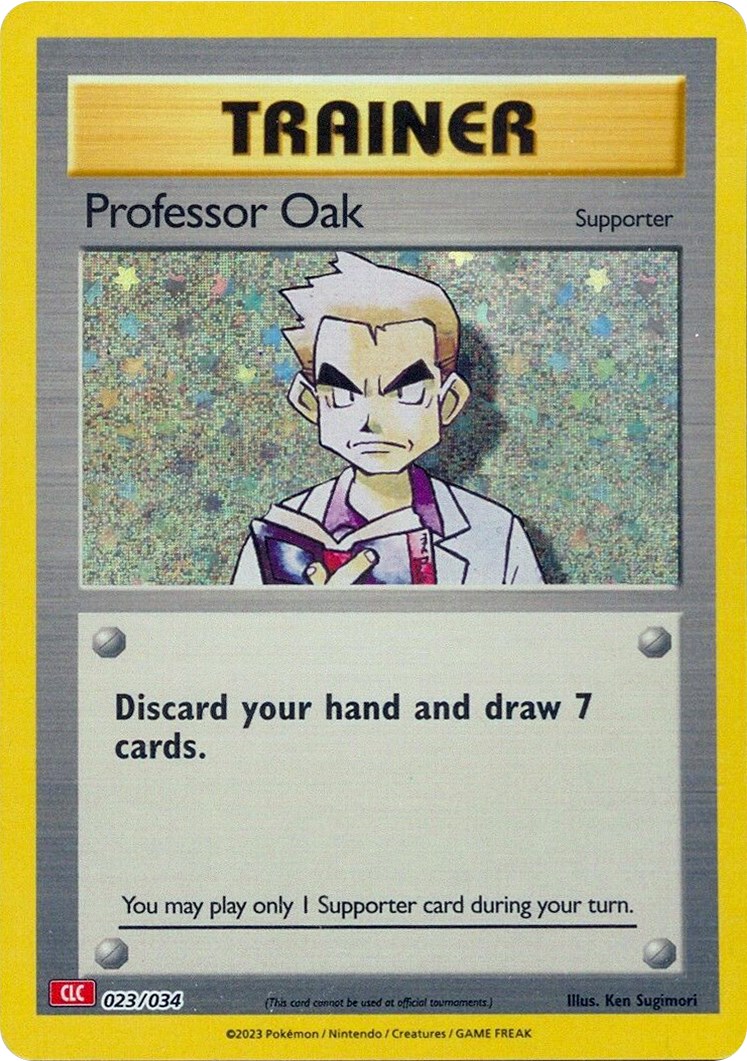 Professor Oak (CLC) card artwork