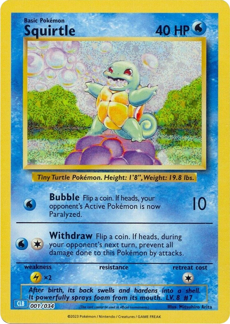 Squirtle card artwork