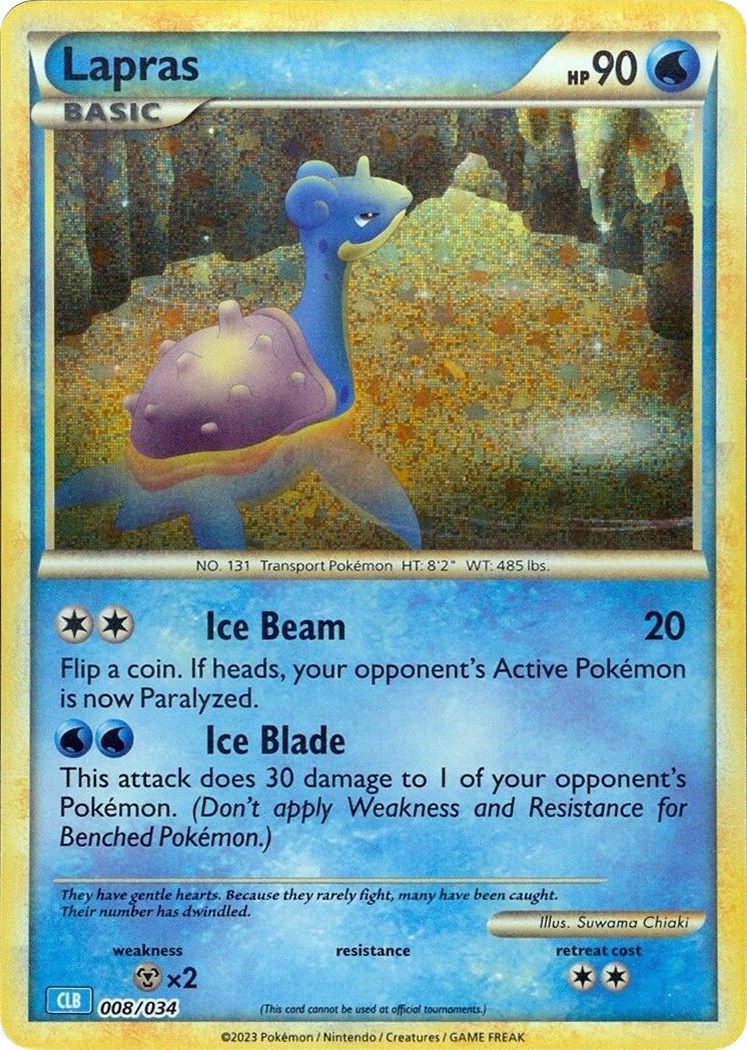 Lapras card artwork