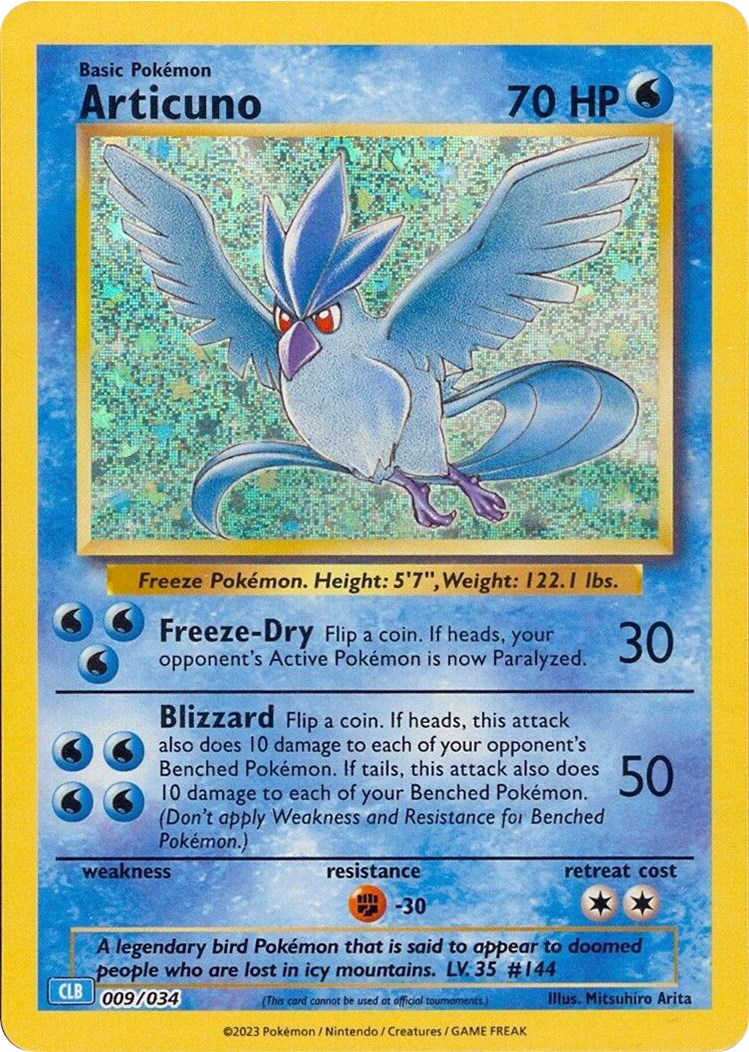 Articuno card artwork