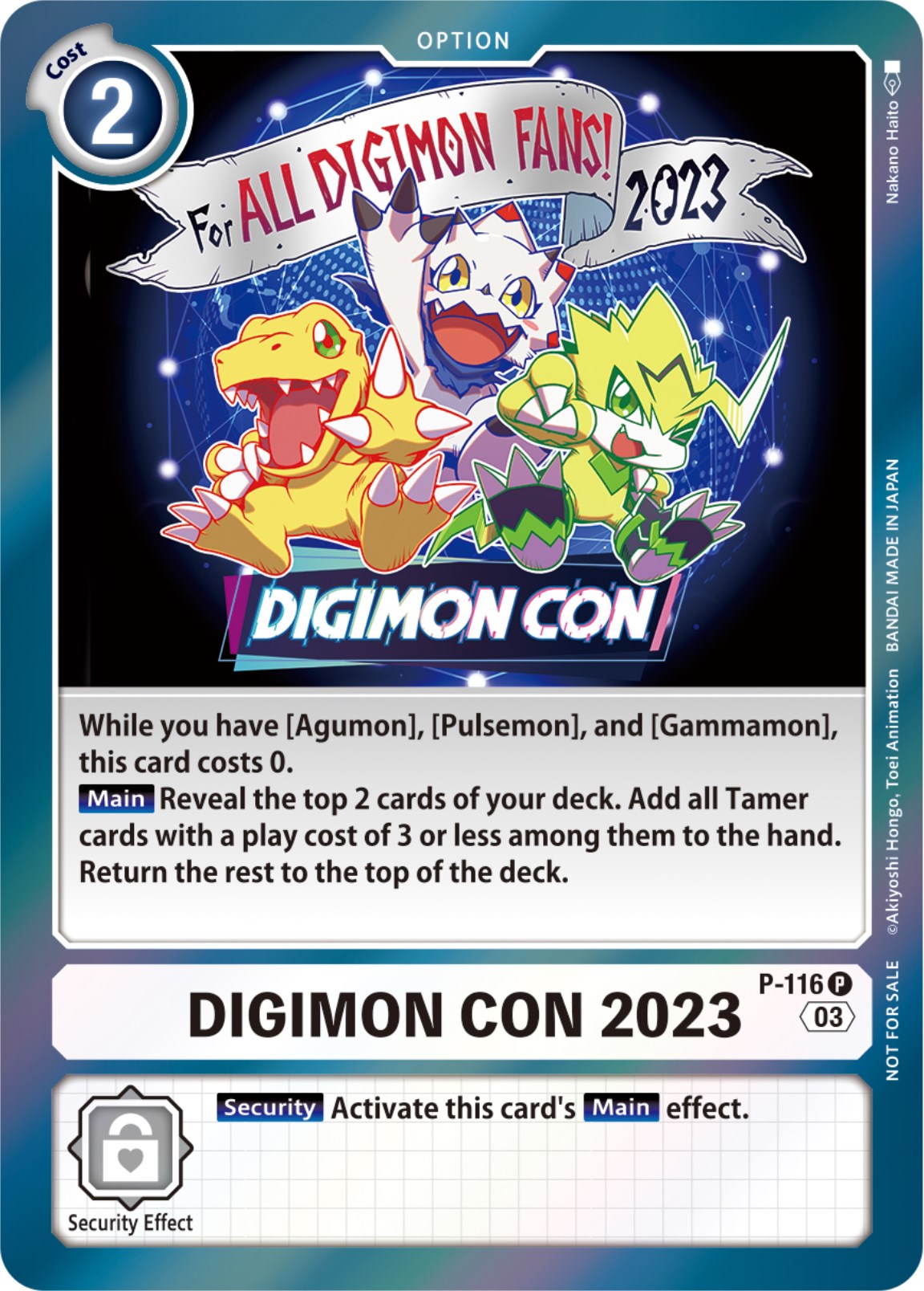 Official Digimon Card Game English Version on X: [DIGIMON CON 2023] Hello Digimon  Tamers! Digimon Con is just 12 hours away!  Saturday  February 11 2023 5pm PST/8pm EST Streaming live on