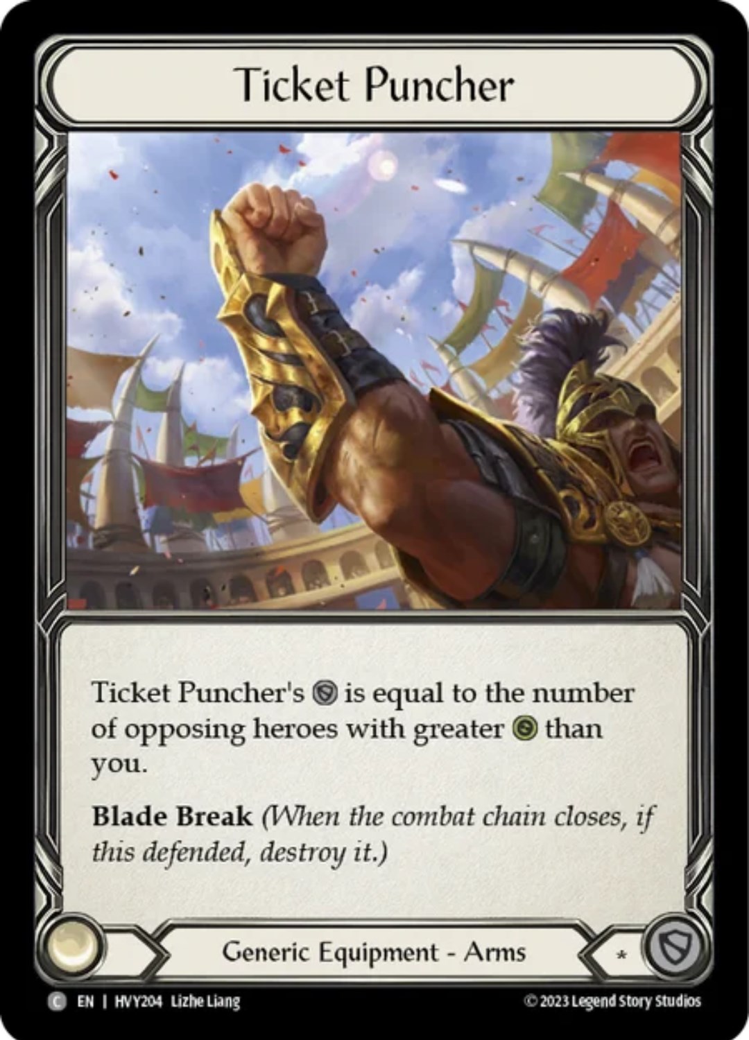 Ticket Puncher Heavy Hitters Flesh and Blood TCG