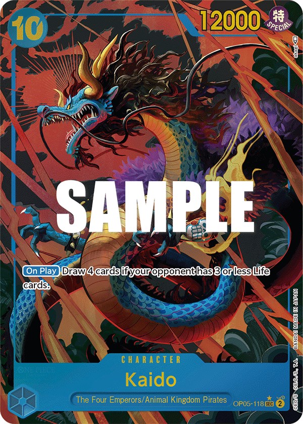 Kaido 118 Alternate Art Awakening of the New Era One Piece