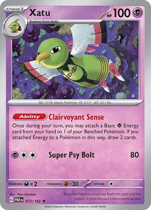 Xatu card artwork