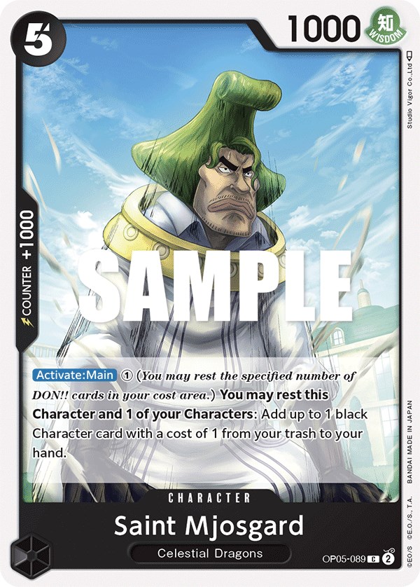 Saint Mjosgard Awakening of the New Era One Piece Card Game