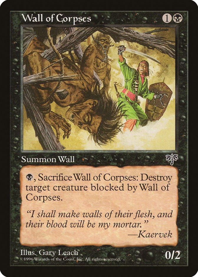 Wall of Corpses - Mirage - Magic: The Gathering