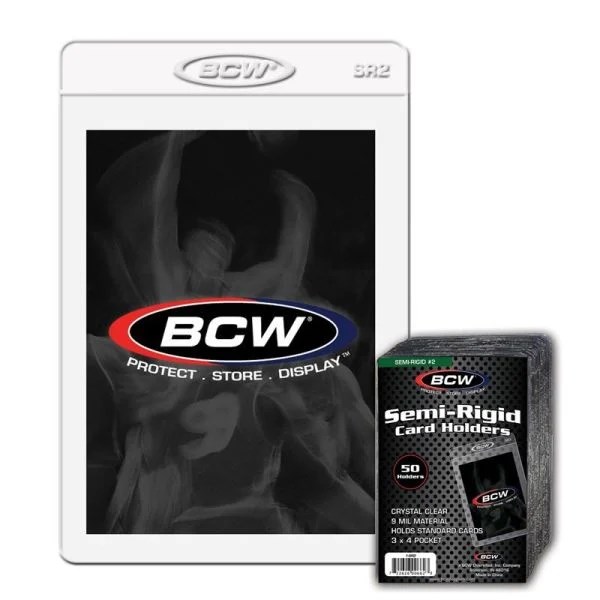 Semi-Rigid Card Holder #2 (50ct.) - BCW Toploaders - Collectible Storage