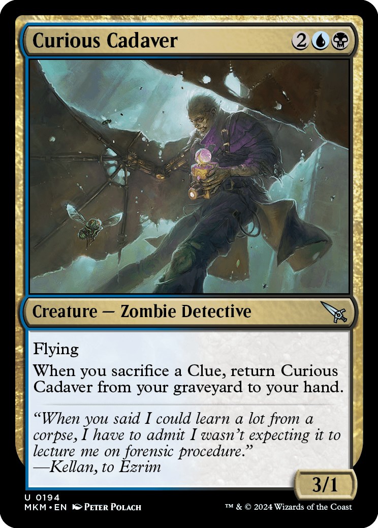 Curious Cadaver - Murders at Karlov Manor - Magic: The Gathering