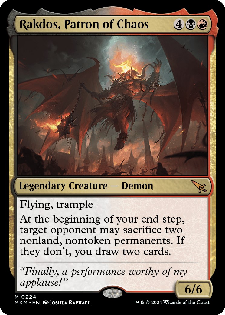 Rakdos, Patron of Chaos - Murders at Karlov Manor - Magic: The Gathering