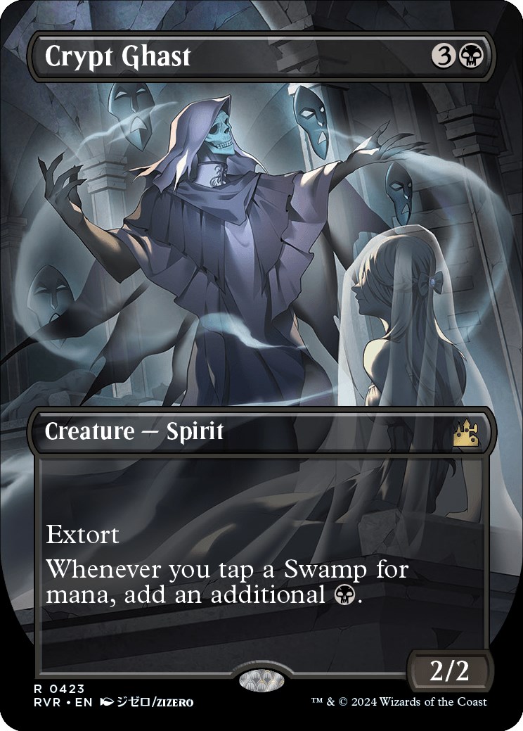 Crypt Ghast (Anime Borderless) - Ravnica Remastered - Magic: The Gathering