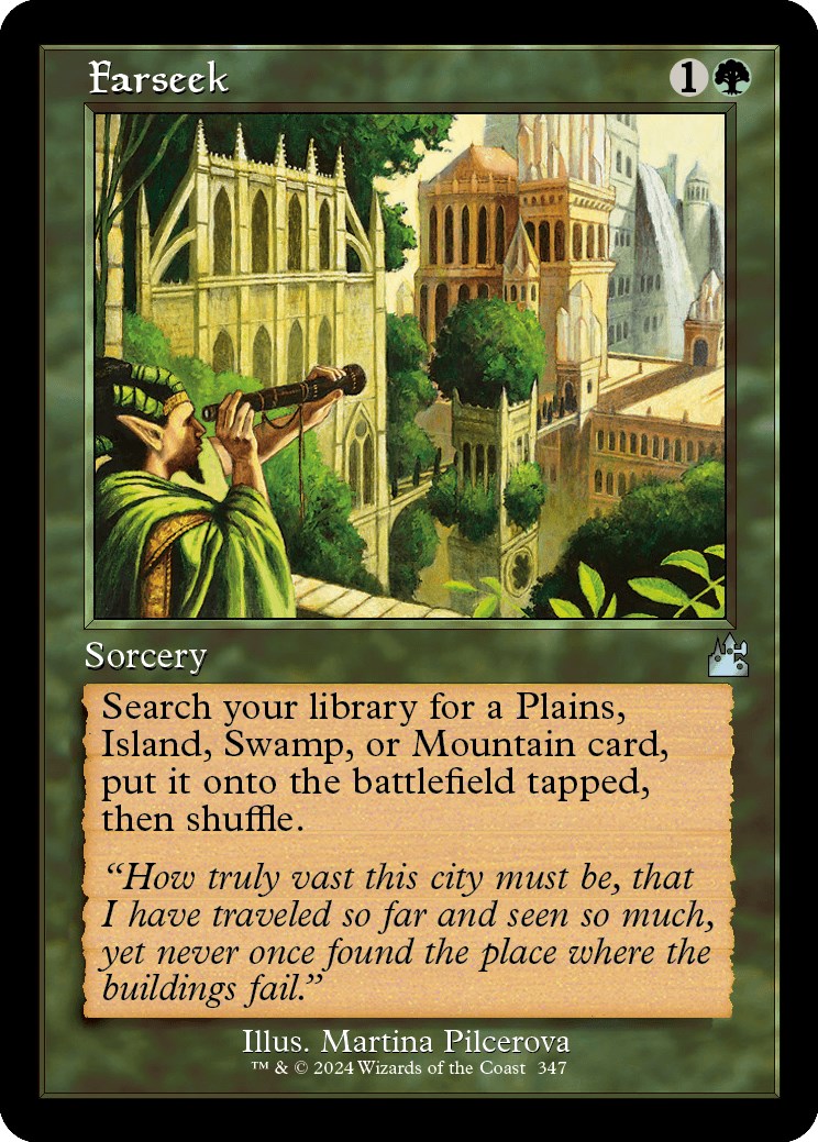 Farseek Farseek (Retro Frame) - Ravnica Remastered - Magic: The Gathering