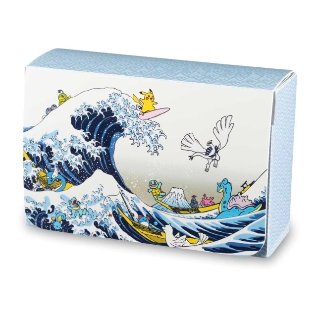 Pokemon Center Japan Exclusive Great Wave Double Deck Box Pokemon