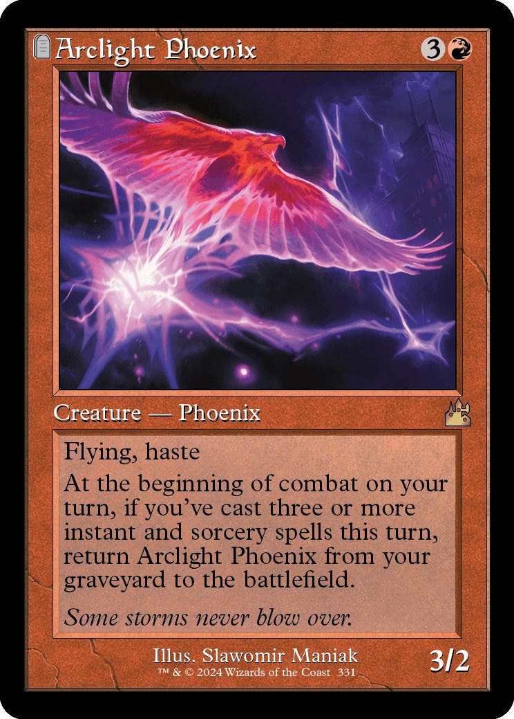 Arclight Phoenix Retro Frame Ravnica Remastered Magic The Gathering