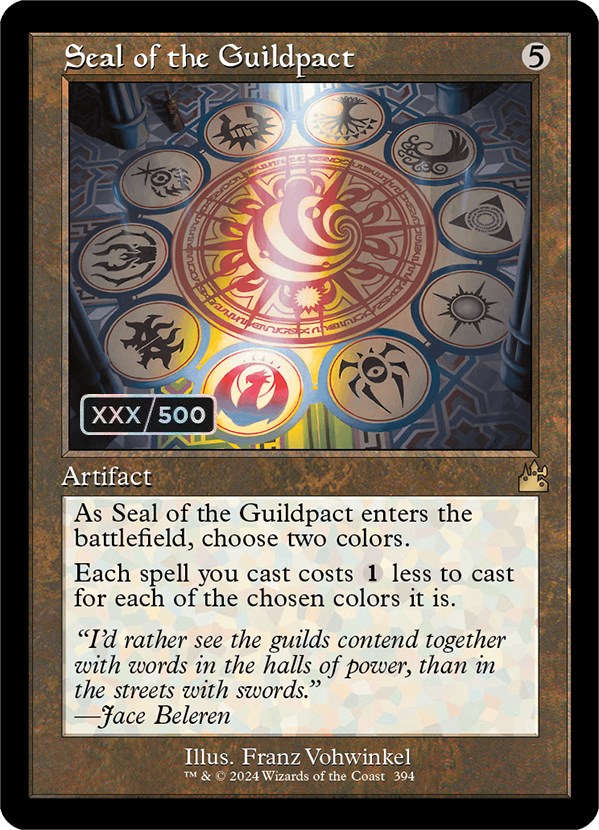 Seal of the Guildpact (Retro Frame) (Serial Numbered) - Ravnica ...