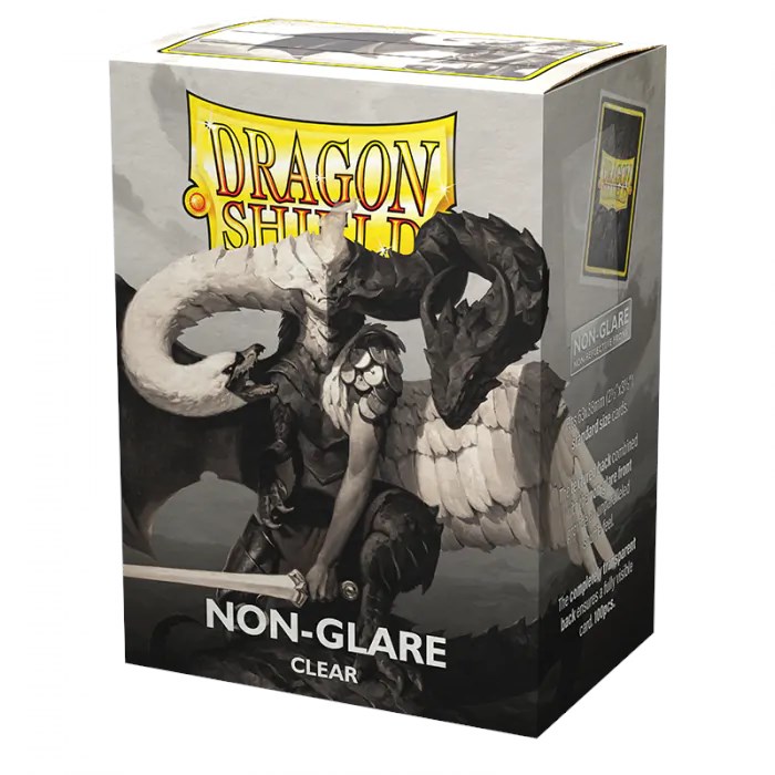 Dragon Shield NonGlare V2 Matte Sleeves Clear (100Pack) Dragon