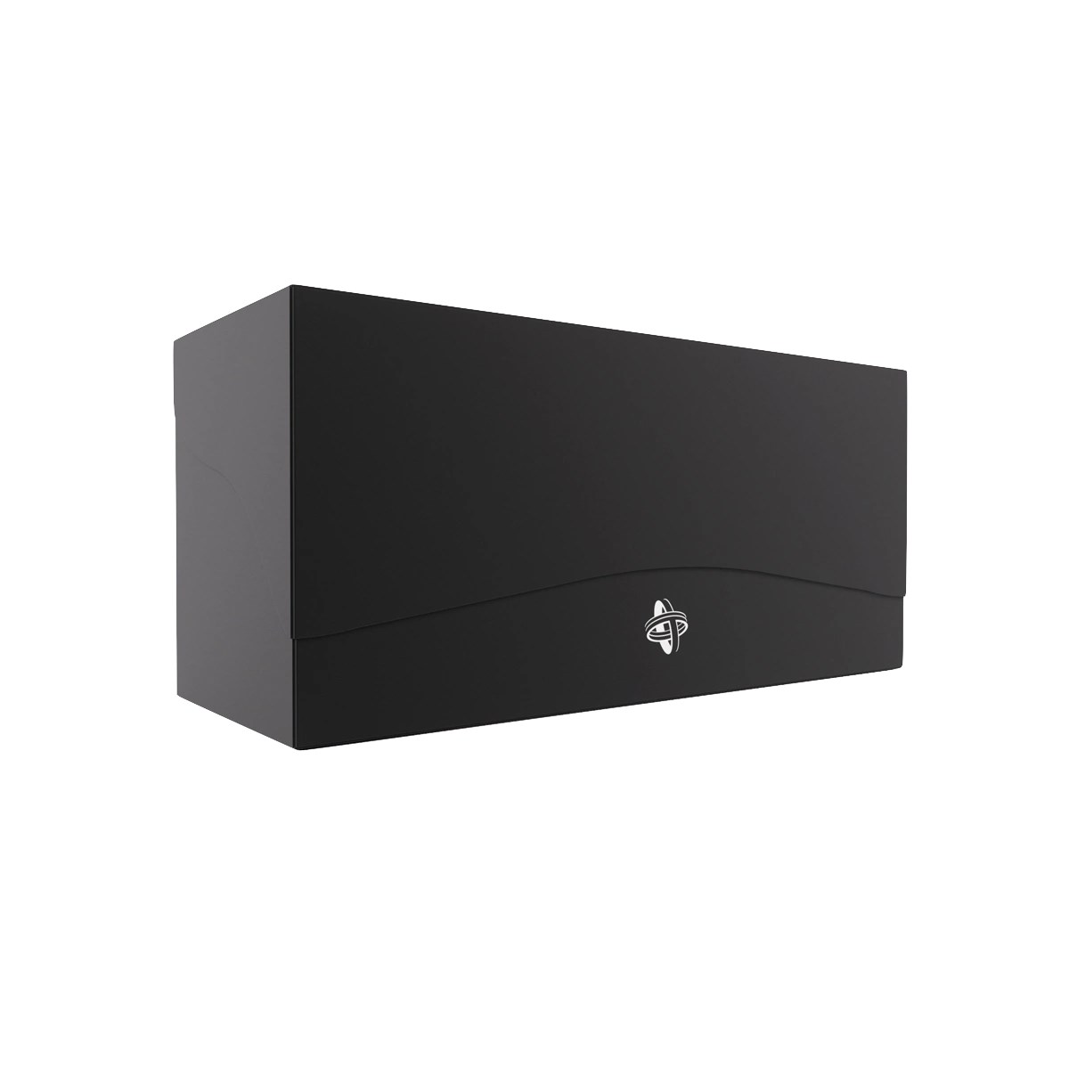 Gamegenic Triple Deck Holder 300+ XL - Compact Storage Solution Three Decks 300 Double Sleeved Cards Includes Removable Holders Black Color Made