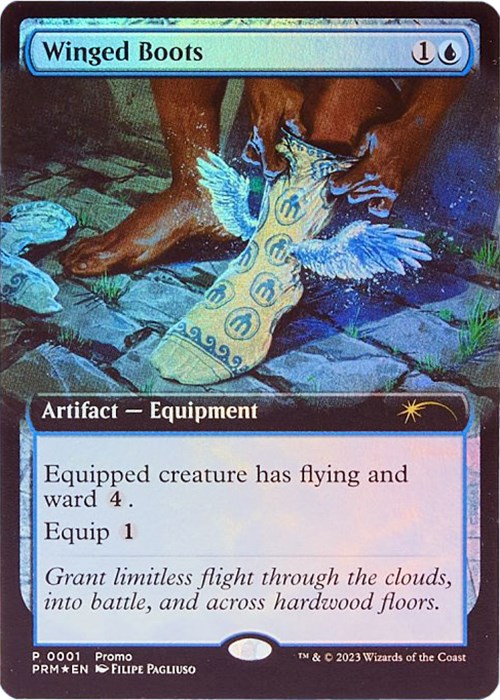 Winged Boots Media Promos Magic The Gathering