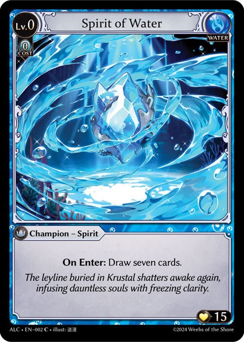 Spirit of Water - Alchemical Revolution - Grand Archive TCG