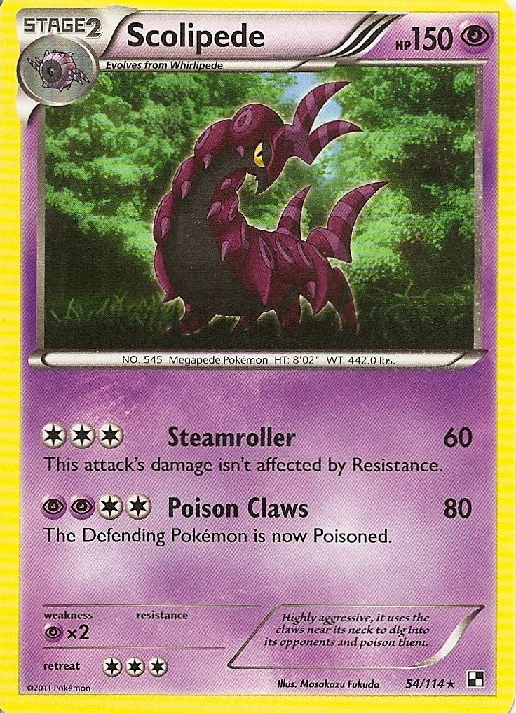Scolipede card artwork