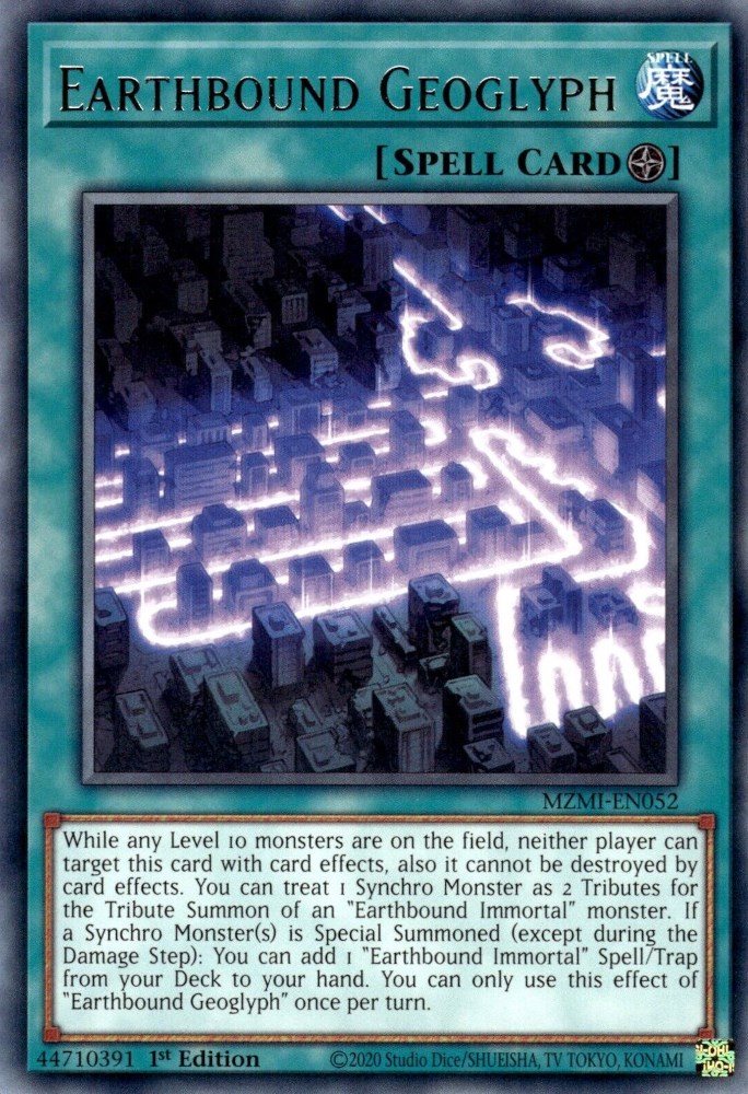 Earthbound Geoglyph Maze of Millennia YuGiOh