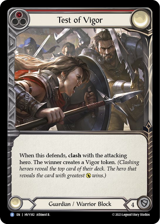 Test of Vigor - Heavy Hitters - Flesh and Blood TCG