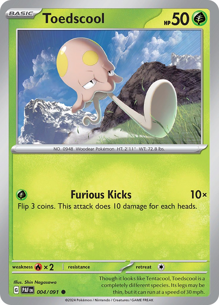 Toedscool card artwork