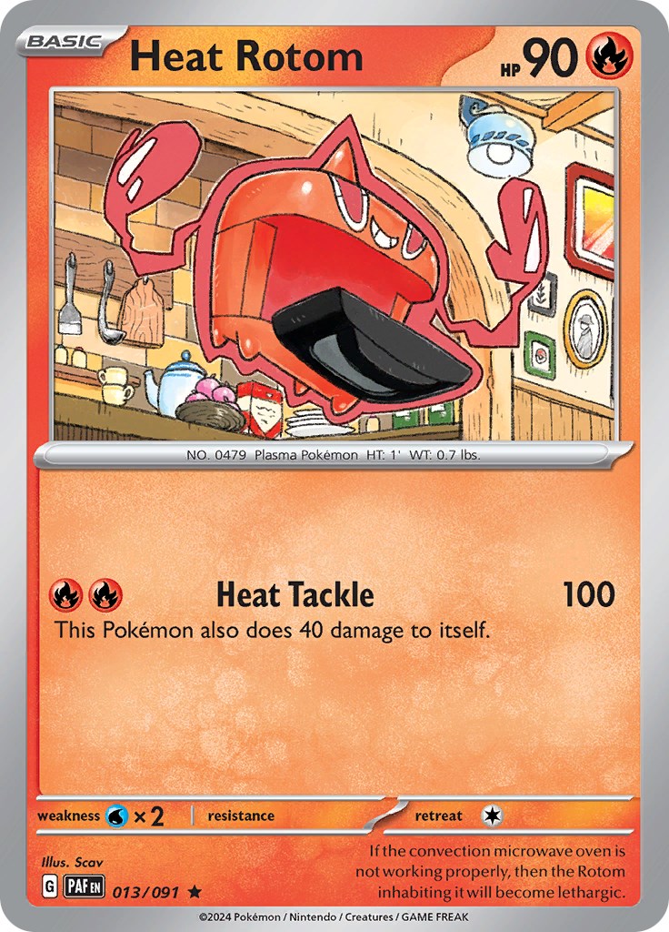 Heat Rotom card artwork