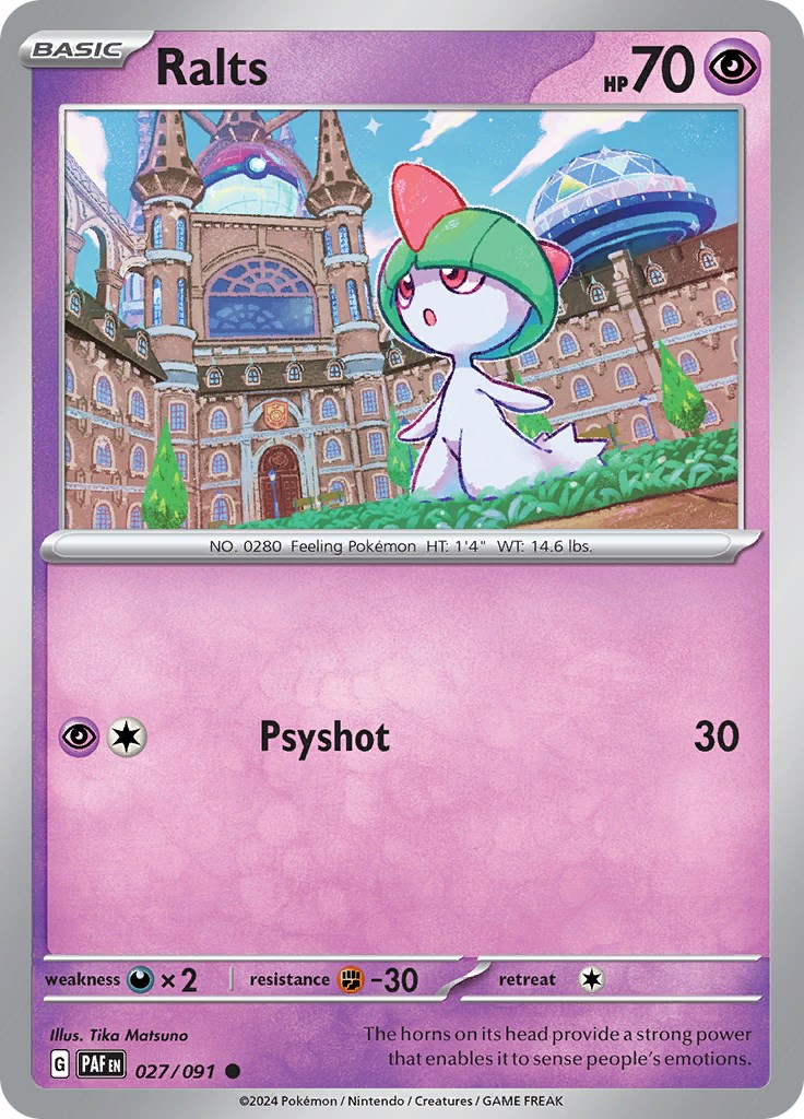 Ralts card artwork