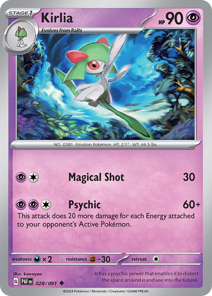 Kirlia card artwork