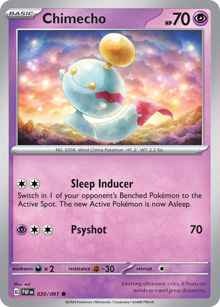 Chimecho card artwork