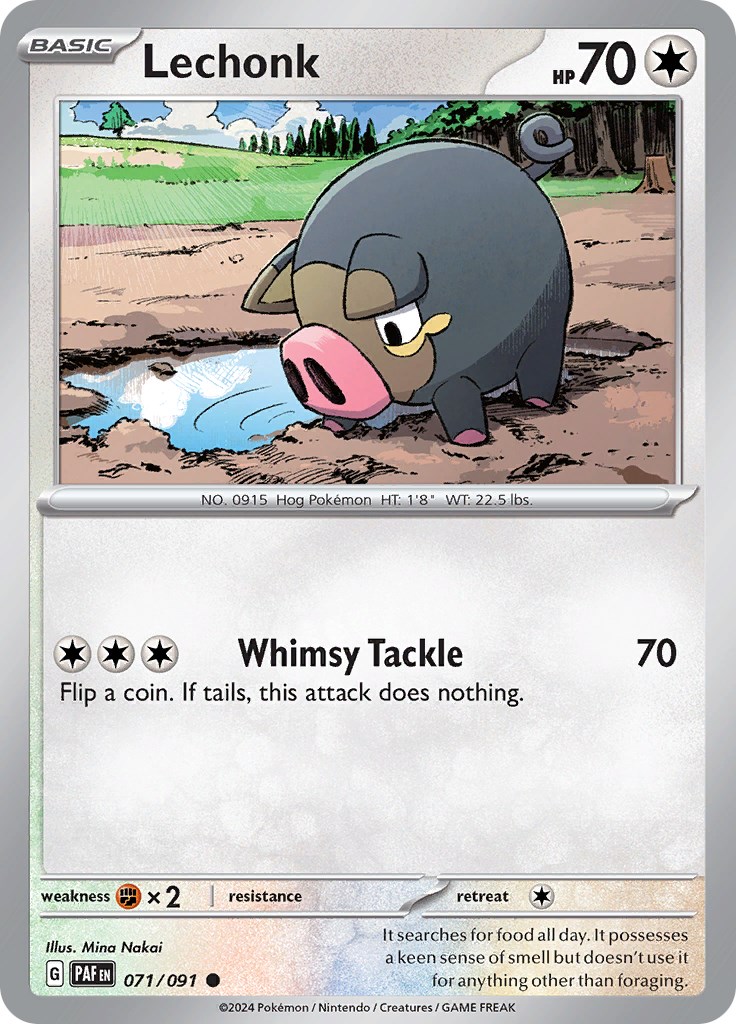 Lechonk card artwork