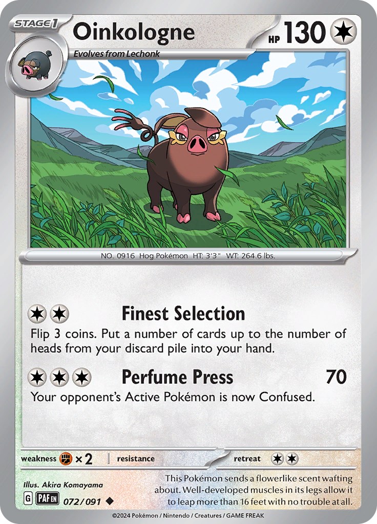 Oinkologne card artwork