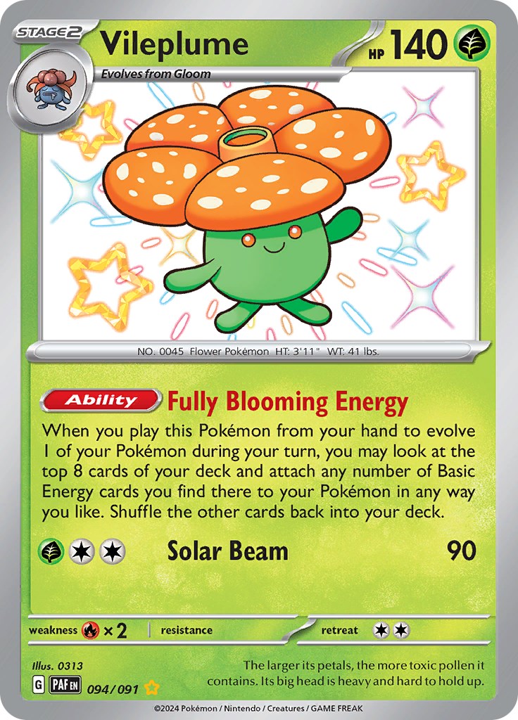 Vileplume card artwork