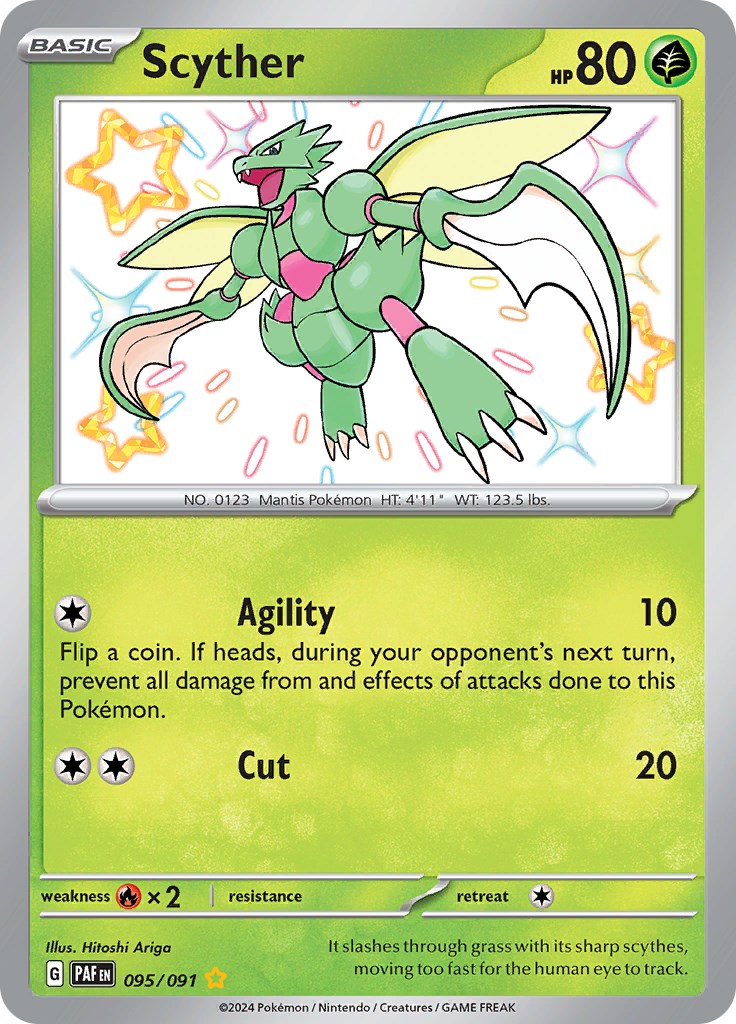 Scyther card artwork