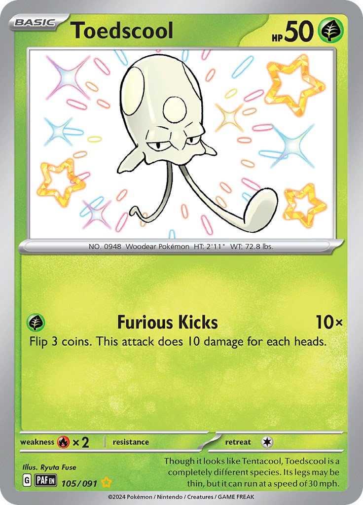 Toedscool card artwork