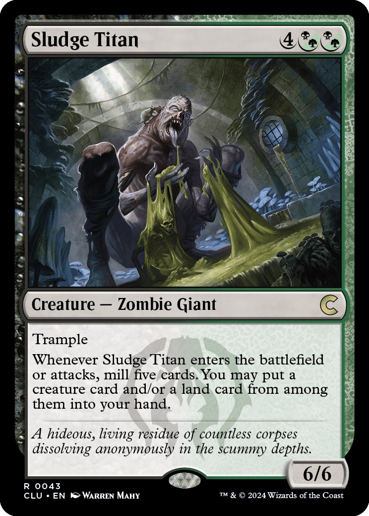 Sludge Titan - Ravnica: Clue Edition - Magic: The Gathering