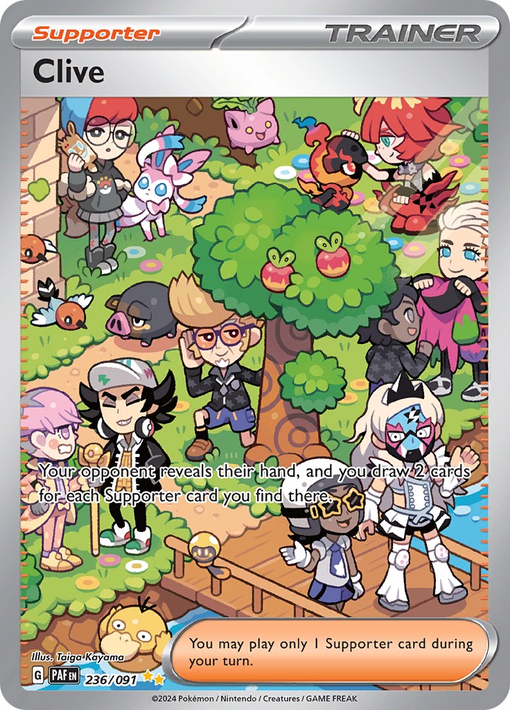 Clive - 236/091 - SV: Paldean Fates - Pokemon