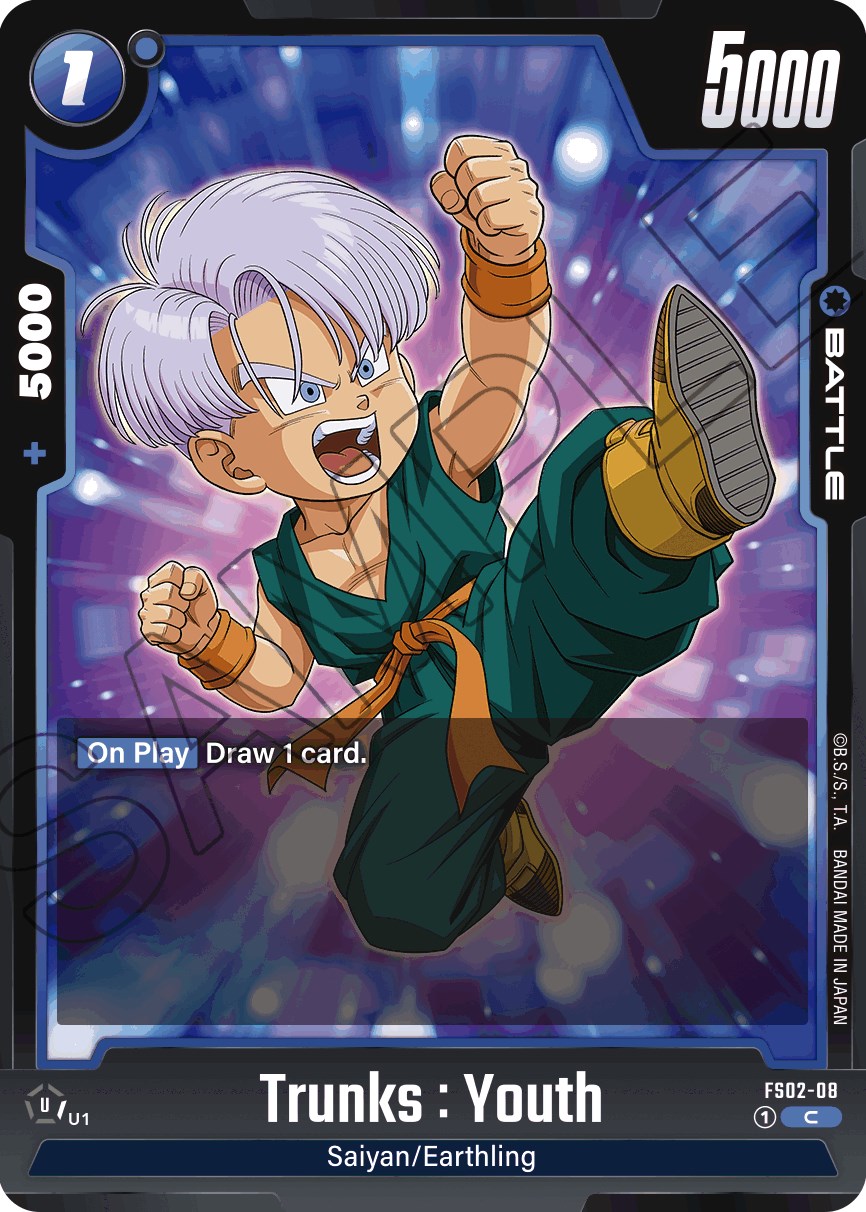 Trunks Youth FS0208 Starter Deck 2 Vegeta Dragon Ball Super
