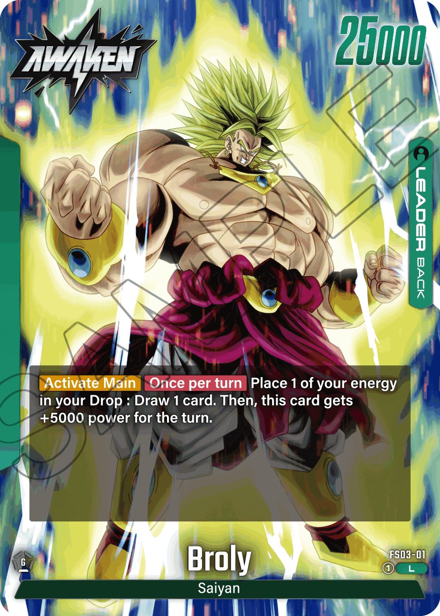 Broly - FS03-01 - Starter Deck 3: Broly - Dragon Ball Super: Fusion World