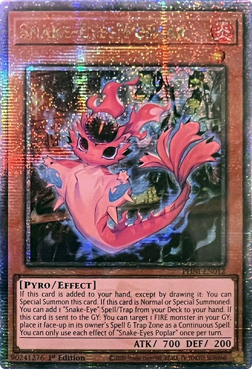 SnakeEyes Poplar (Quarter Century Secret Rare) Phantom Nightmare