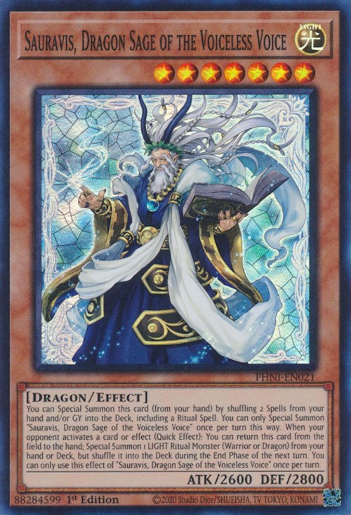 Sauravis, Dragon Sage of the Voiceless Voice Phantom Nightmare YuGiOh
