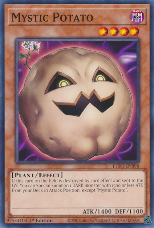 Mystic Potato Phantom Nightmare YuGiOh
