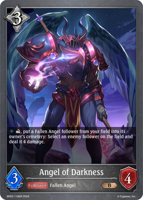 Angel of Darkness - BP03: Flame of Laevateinn - Shadowverse: Evolve