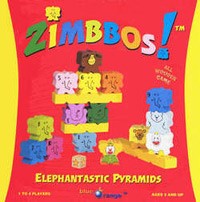Blue Orange Zimbbos Balancing Game - Wooden Elephantastic Pyramids, Model 10 main image 0