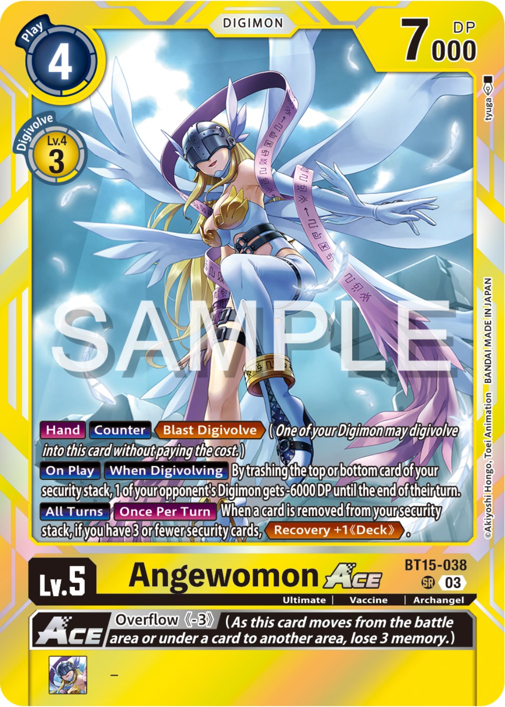 Angewomon Ace - Exceed Apocalypse - Digimon Card Game