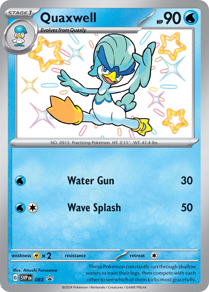 Quaxwell - 083 - SV: Scarlet & Violet Promo Cards - Pokemon